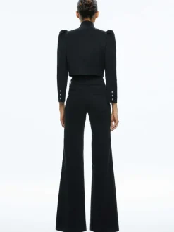 Addison Bow Collar Cropped Jacket