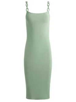 Alina Looped Straps Midi Dress