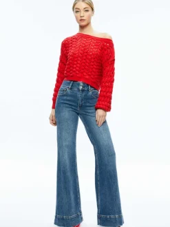 Allene Cable Knit Crewneck