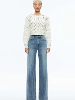 Allene Cable Knit Crewneck