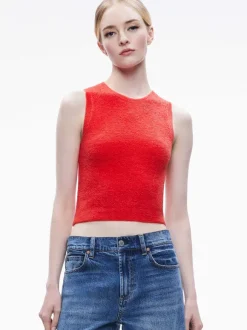 Amity Sleeveless Cropped Tank
