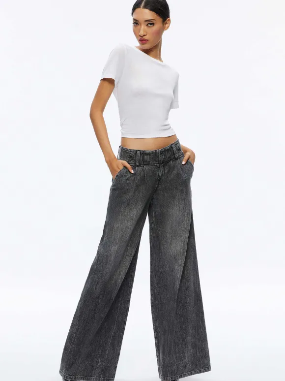 Anders Low Rise Pleated Jean