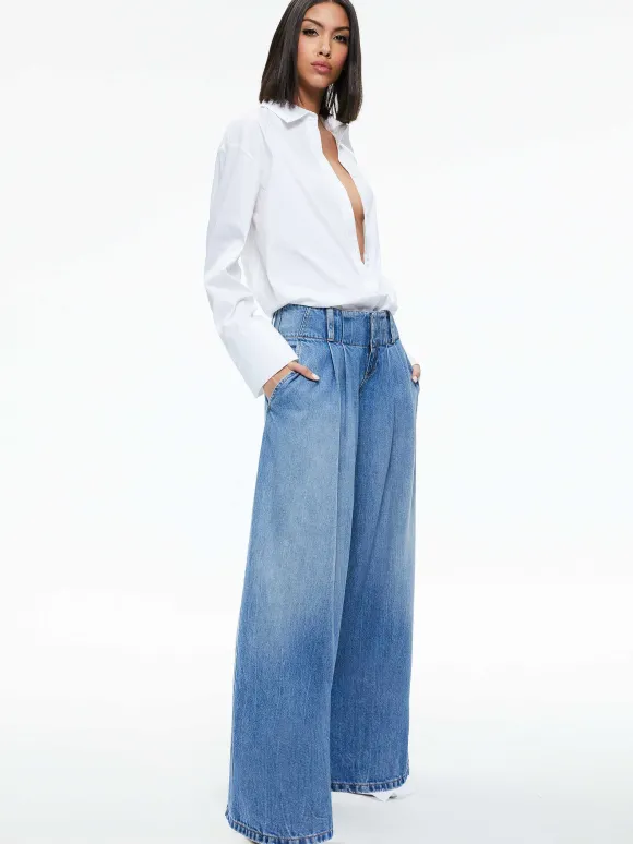 Anders Low Rise Pleated Jean