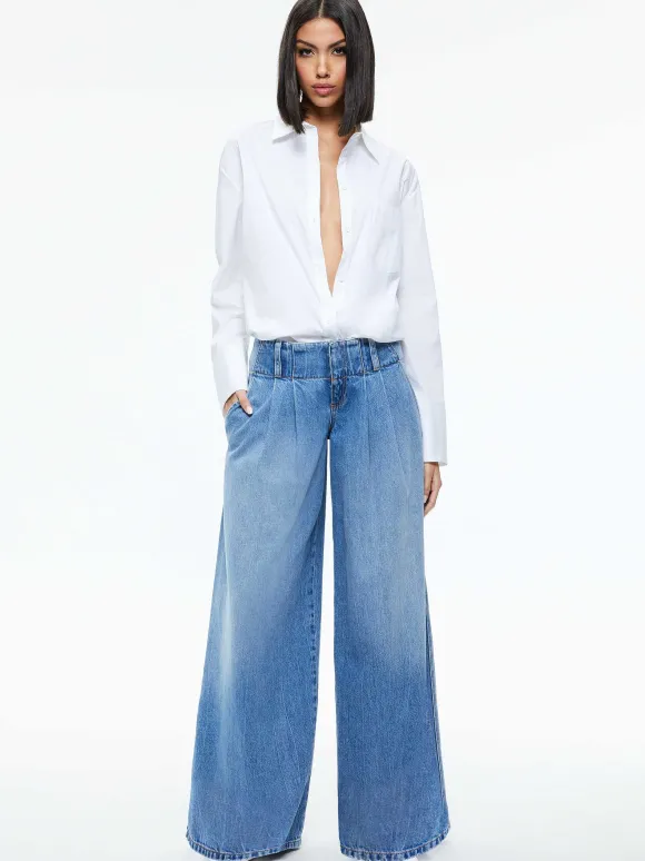 Anders Low Rise Pleated Jean