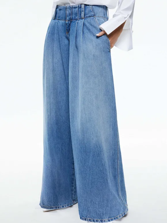 Anders Low Rise Pleated Jean