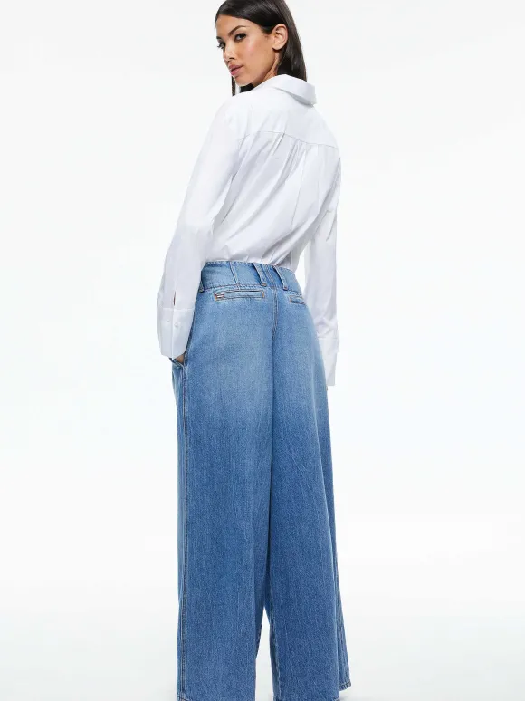 Anders Low Rise Pleated Jean