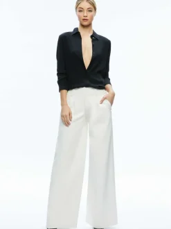 Anders Vegan Leather Low Rise Pant