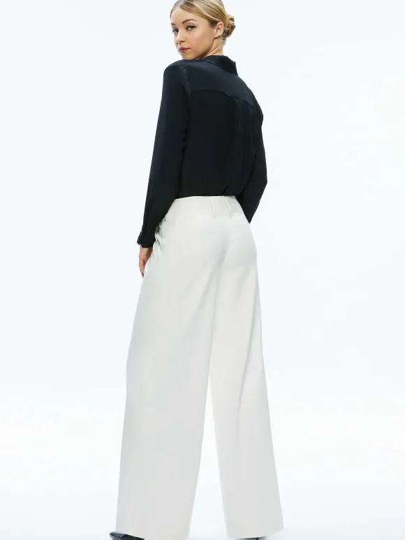 Anders Vegan Leather Low Rise Pant