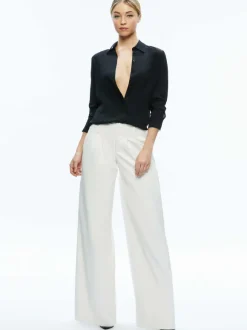 Anders Vegan Leather Low Rise Pant