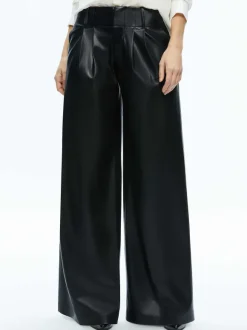 Anders Vegan Leather Low Rise Pant