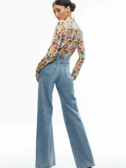 A+O X Blair Z Willa Placket Top