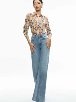 A+O X Blair Z Willa Placket Top