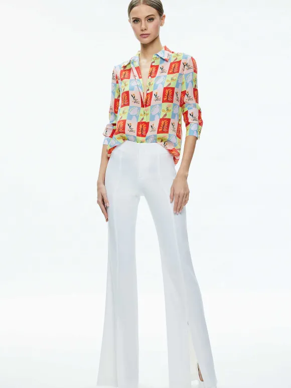 A+O X Oris Eddu Willa Placket Top
