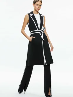 Aubrey Long Trench Vest