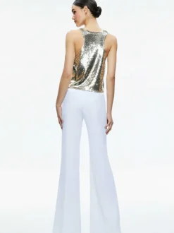 Avril Sequin Boxy Tank