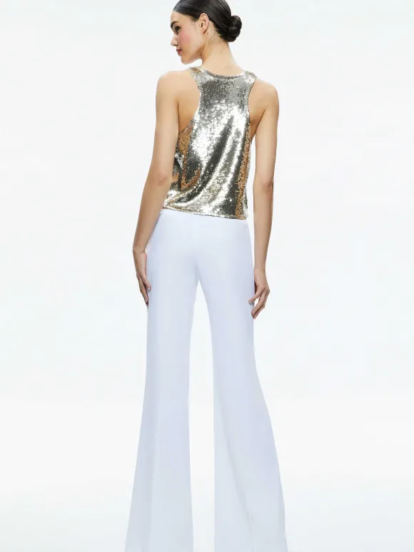Avril Sequin Boxy Tank