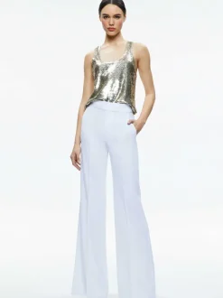 Avril Sequin Boxy Tank