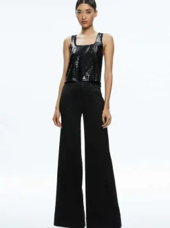 Avril Sequin Boxy Tank