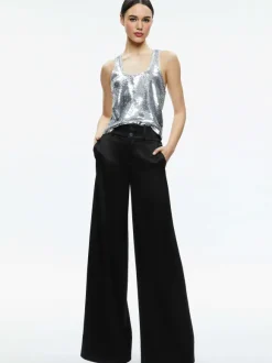 Avril Sequin Boxy Tank