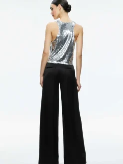 Avril Sequin Boxy Tank