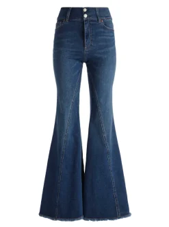 Beautiful Seamed Wide Leg Jean