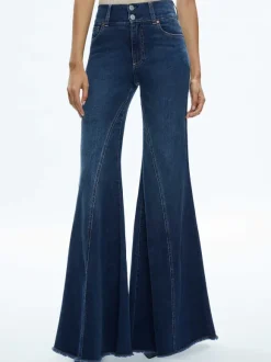 Beautiful Seamed Wide Leg Jean