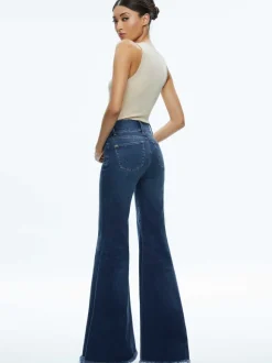 Beautiful Seamed Wide Leg Jean