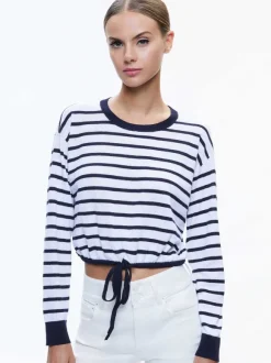 Bernetta Cropped Drawstring Pullover