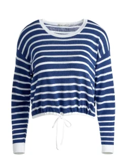 Bernetta Cropped Drawstring Pullover