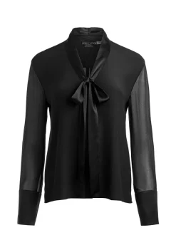 Brady Oversized Button Down With Bow Tie