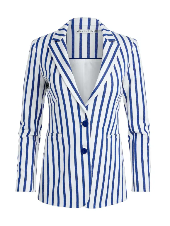 Breann Long Fitted Two Button Blazer