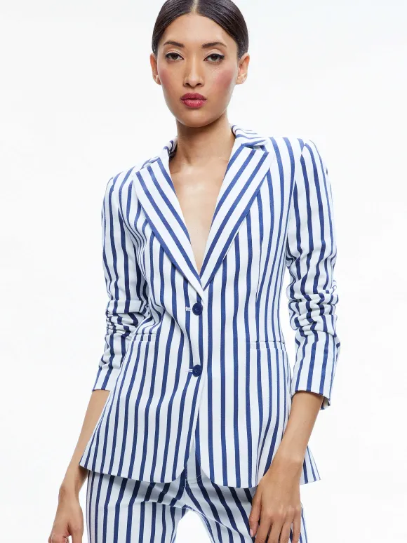 Breann Long Fitted Two Button Blazer