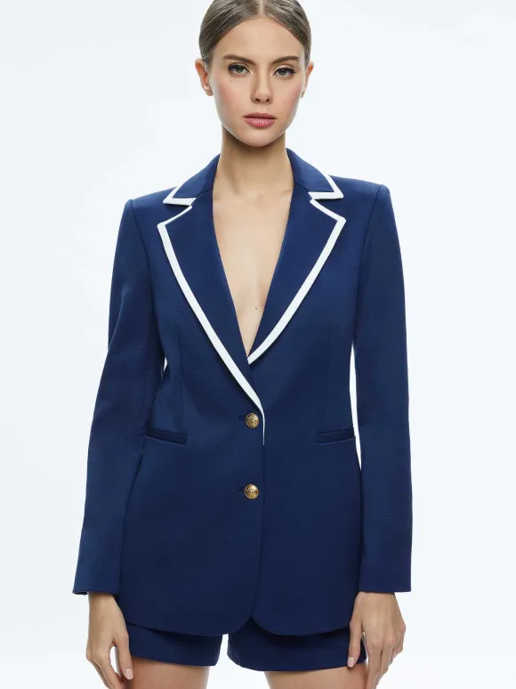 Breann Long Fitted Two Button Blazer