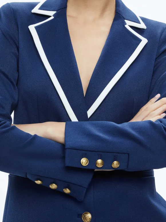 Breann Long Fitted Two Button Blazer
