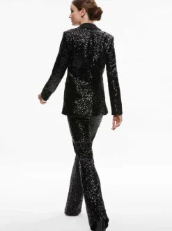 Breann Sequin Fitted Blazer