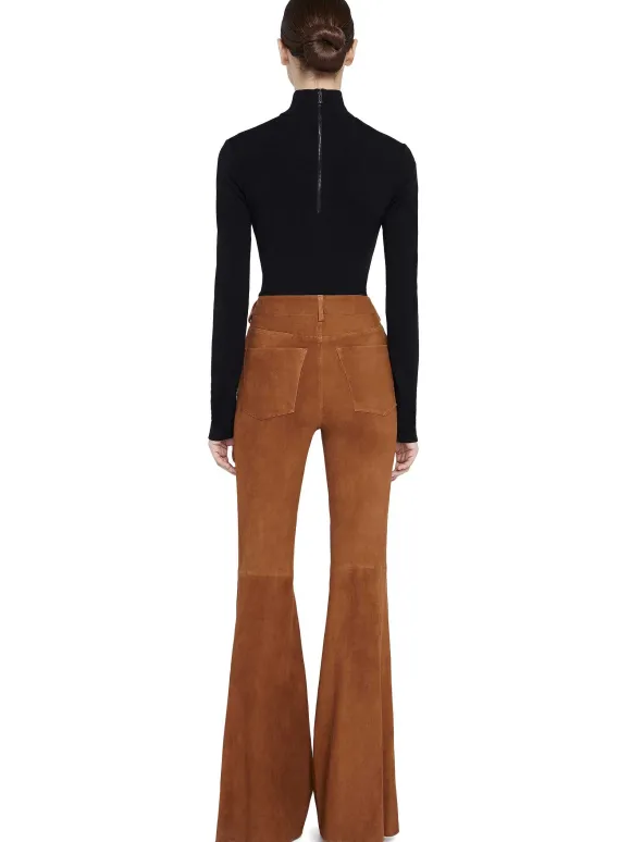 Brent High Waisted Suede Pant