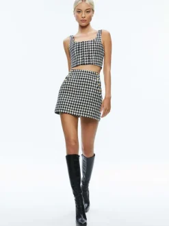 Breslin Corset Top + Donald Side Button Skirt