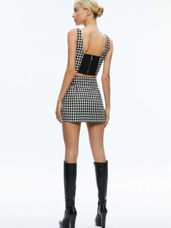 Breslin Corset Top + Donald Side Button Skirt