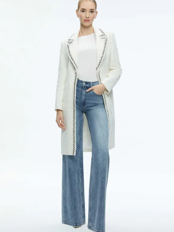 Bret Embellished Long Blazer