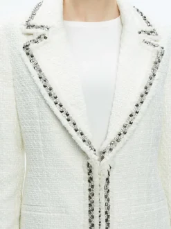 Bret Embellished Long Blazer