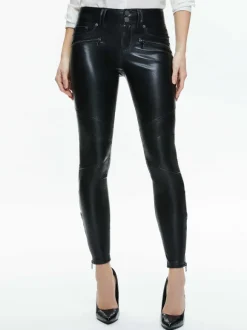 Cammy Vegan Leather Ultra Low Rise Moto Pant