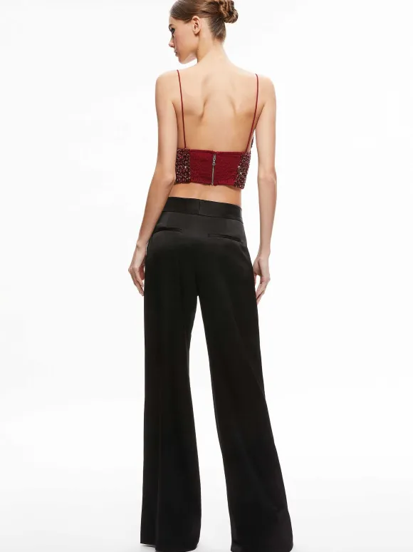 Carli Crystal Embellished Bra Top