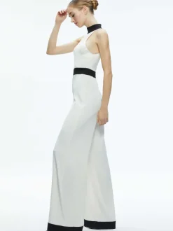 Cataline High Neck Wide Leg Jumpsuit