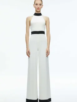 Cataline High Neck Wide Leg Jumpsuit