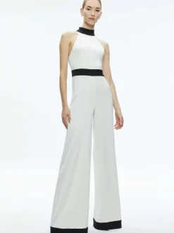 Cataline High Neck Wide Leg Jumpsuit