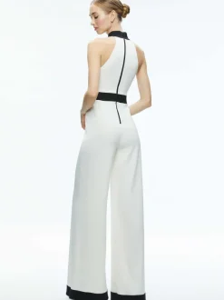 Cataline High Neck Wide Leg Jumpsuit