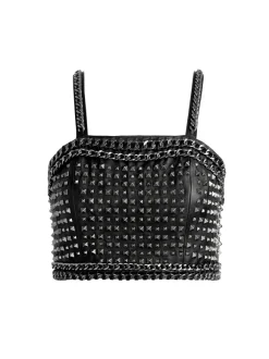 Ceresi Chain Strap Studded Top