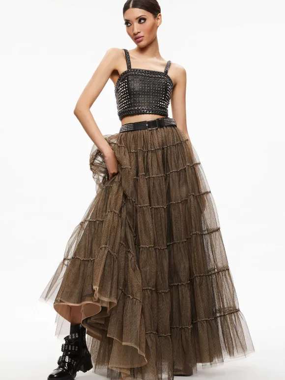 Ceresi Chain Strap Studded Top