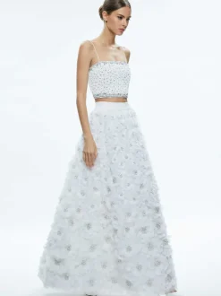Ceresi Embellished Spaghetti Strap Top