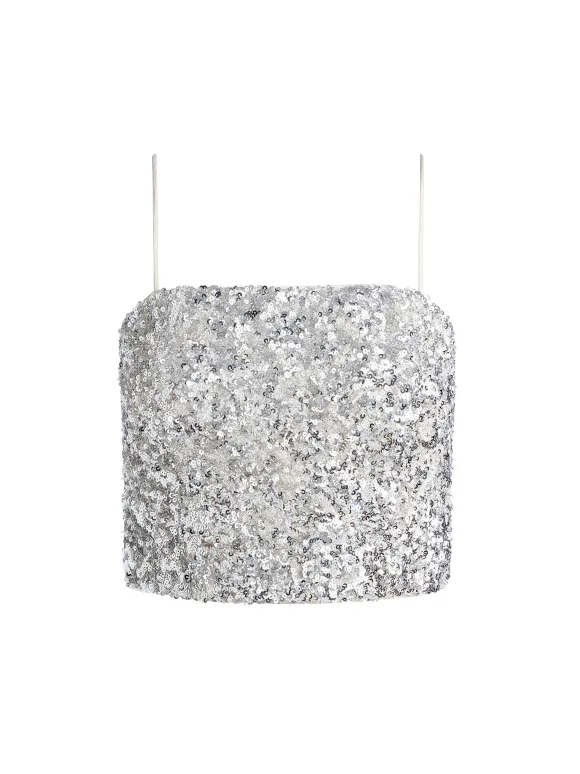 Ceresi Sequin Bandeau Crop Top